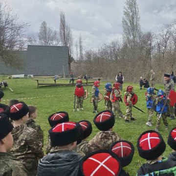 На Бурульче прошла большая военно-спортивная игра «Казачок»